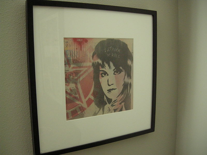 File:Joan Jett Stencil Collage on Album Cover Detail 2.jpg