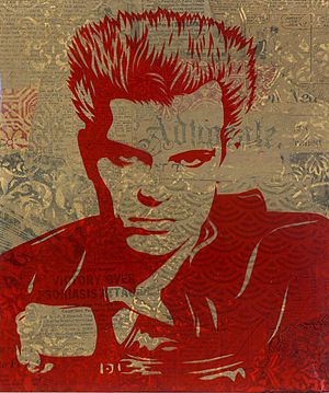Billy Idol (Cover) Rubylith - The Giant: The Definitive Obey Giant Site