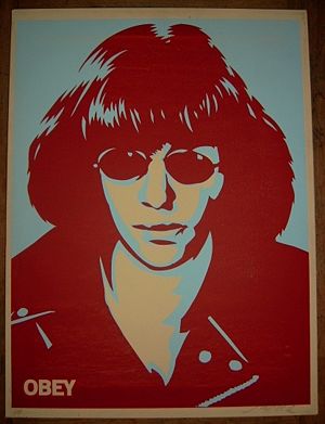 Ramone Poster on Canvas - The Giant: The Definitive Obey Giant Site