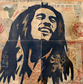 Bob Marley Stencil Collage on Album Covers.jpg